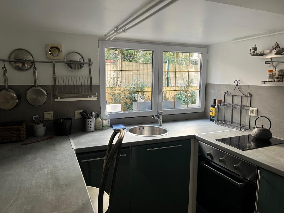 Ferienwohnung Petit Studio De La Maison Du Bonheur - Rez De Jardin Villiers-sur-Marne Exterior foto